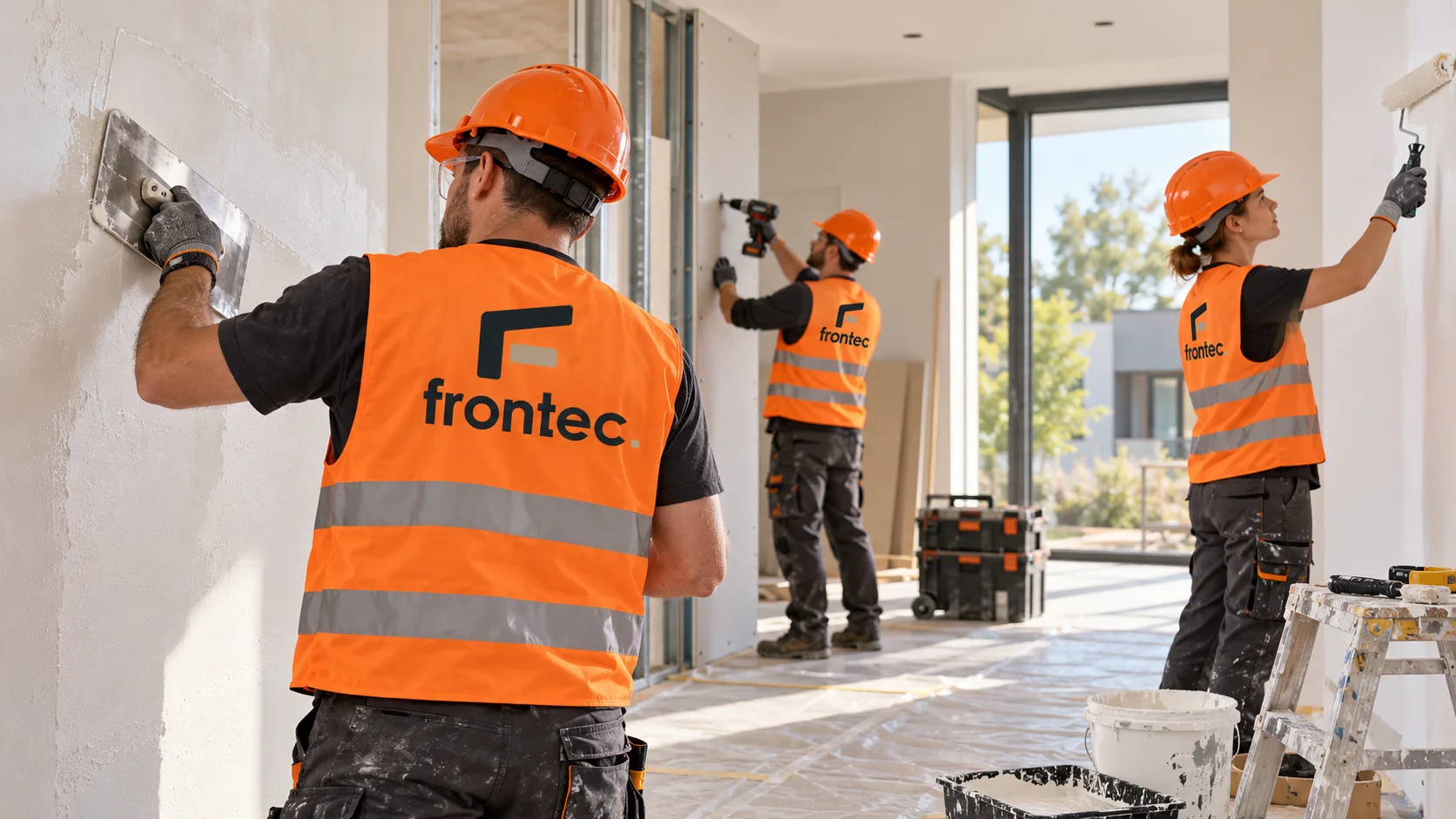 Бригада Frontec виконує оздоблювальні роботи в інтер’єрі